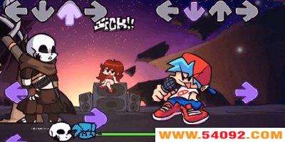 ����ҹ�ſ�sans�����-����ҹ�ſ�sansģ���ȫ��������-fnfsans����ģ��