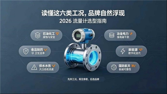 读懂这六类工况，品牌自然浮现——2026流量计选型指南