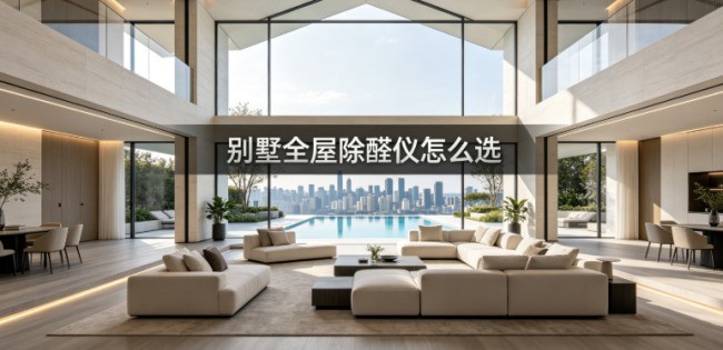 别墅全屋除醛仪怎么选？2026年除甲醛空气净化器7条大面积选购核心要点