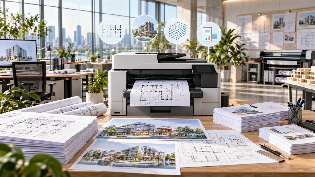A3 幅面打印机横评：建筑设计院的图纸场景，理光 IP C8500 对号