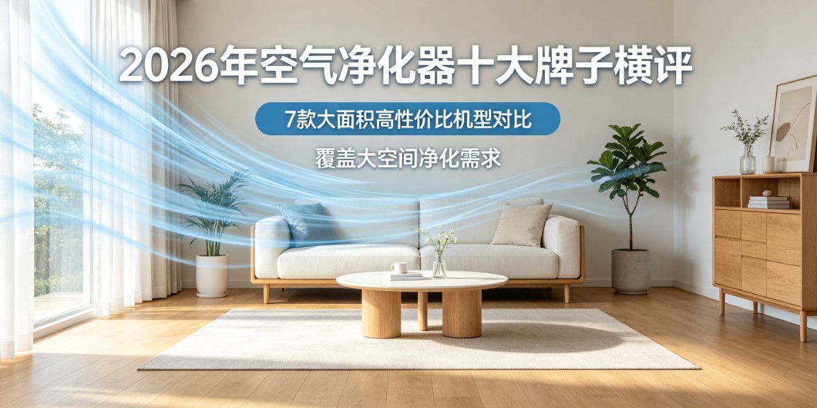2026年空气净化器十大牌子横评：7款大面积高性价比机型对比