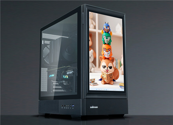 ZALMAN发布Z20 DS机箱：15.6英寸可拆卸旋转屏+三风扇散热系统