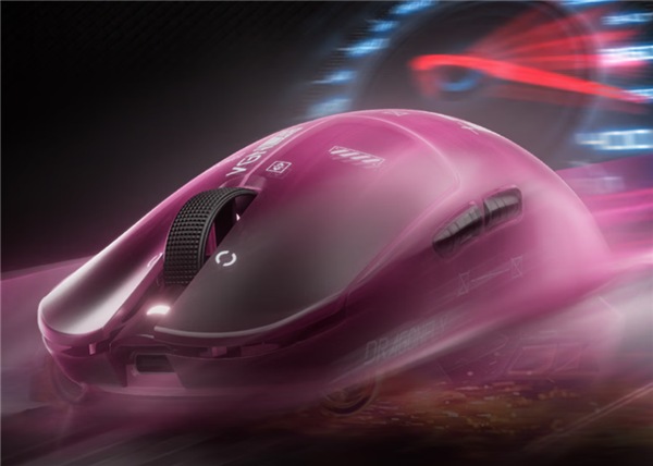 VGN发布51克蜻蜓F2 Turbo+无线鼠标：超轻设计+50000 DPI+8K双模