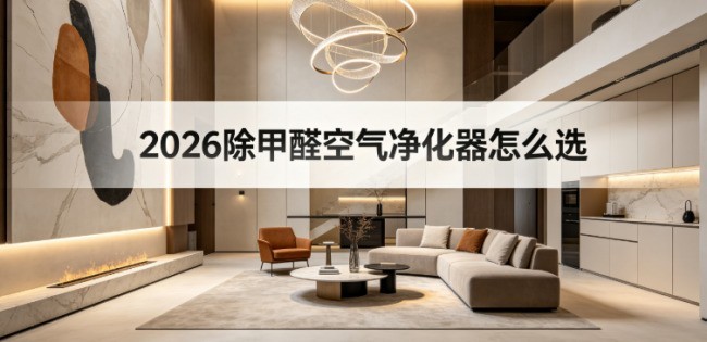 2026除甲醛空气净化器怎么选？认准甲醛CADR+CCM+技术3项硬核指标