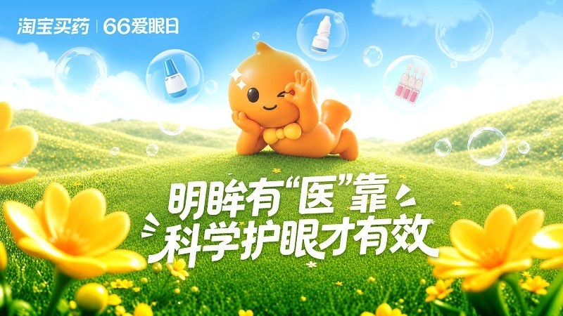 倡议科学护眼：淘宝买药联合参天、齐鲁、恒瑞等6家药企共建“科学护眼联盟”