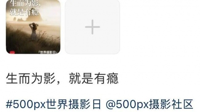 免费领视觉中国500px世界摄影日海报模版 晒出你的光影瞬间