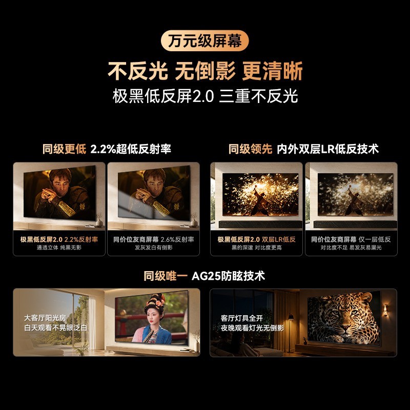 高性价比大屏电视怎么选？65/75/85寸主流机型横评，看这篇闭眼入