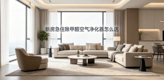 新房急住除甲醛空气净化器怎么选？不同场景选购要点