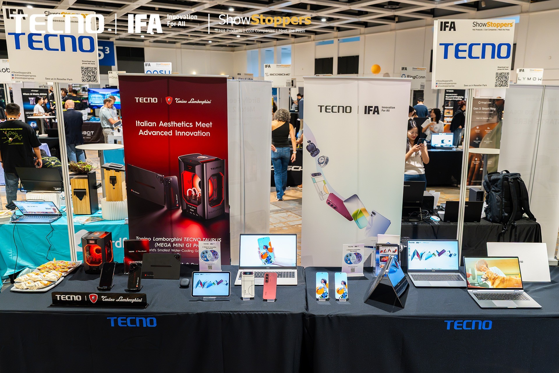 TECNO亮相IFA ShowStoppers 2026，多款创新产品首度公开展示
