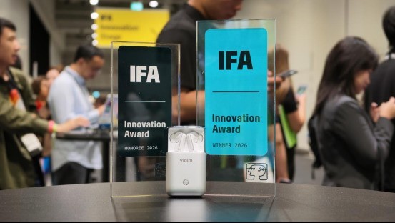 未来智能携viaim Rise亮相IFA 2026，AI智能体耳机斩获音频类创新大奖