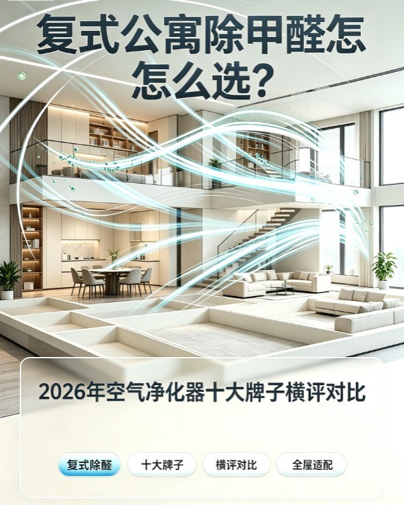 复式公寓除甲醛怎么选？2026年空气净化器十大牌子横评对比