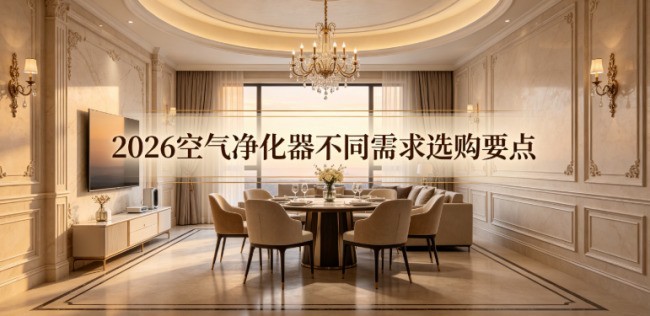 2026空气净化器9大品牌推荐：不同需求选购要点