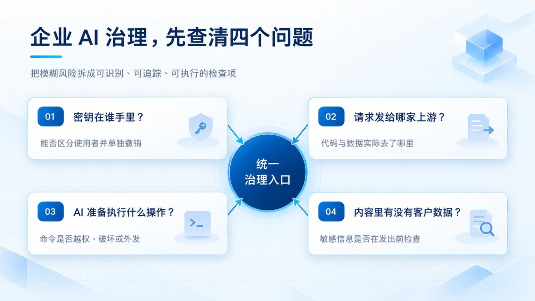 从“能用”到“可信”：企业 AI 接入的治理跃迁