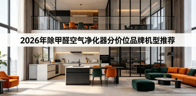 2026年除甲醛空气净化器选购要点:分价位品牌机型推荐