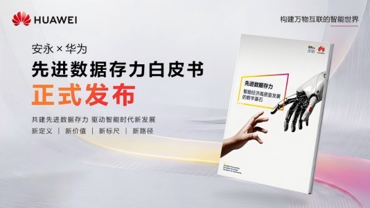 让存储成为智能的起点，华为联合安永发布《先进数据存力白皮书》