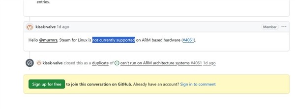 Valve正式确认Steam for Linux不支持Arm架构,官方仅限x86-64平台