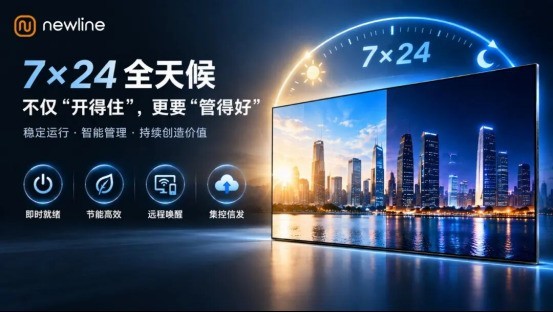 新品上市｜巨幕无界，Newline NT 120 为大空间显示而生