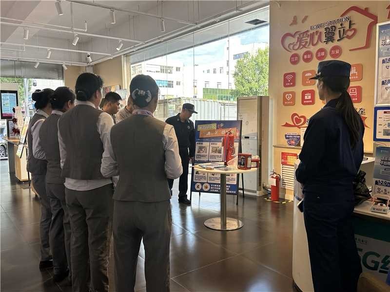 中国电信烟台分公司联合烟台消防救援局开展消防安全共建活动
