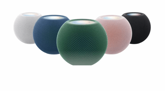 苹果发布第二代HomePod mini:五色可选,10月30日开售