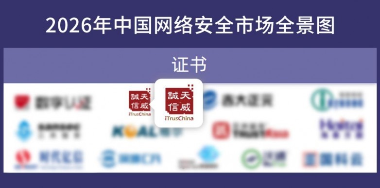 天威诚信入选数说安全《2026年中国网络安全市场全景图》