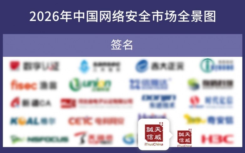 天威诚信入选数说安全《2026年中国网络安全市场全景图》
