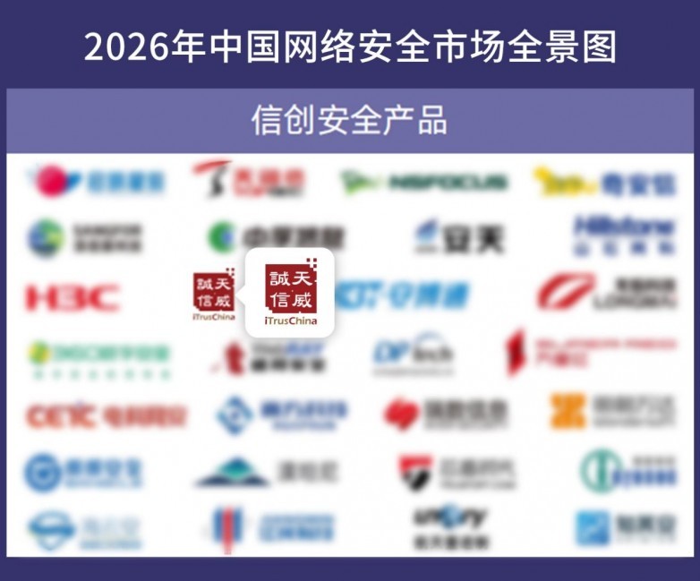 天威诚信入选数说安全《2026年中国网络安全市场全景图》