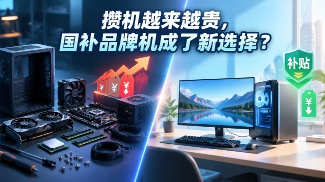 攒机越来越贵,国补品牌机成了新选择?机械革命游戏台式机推荐