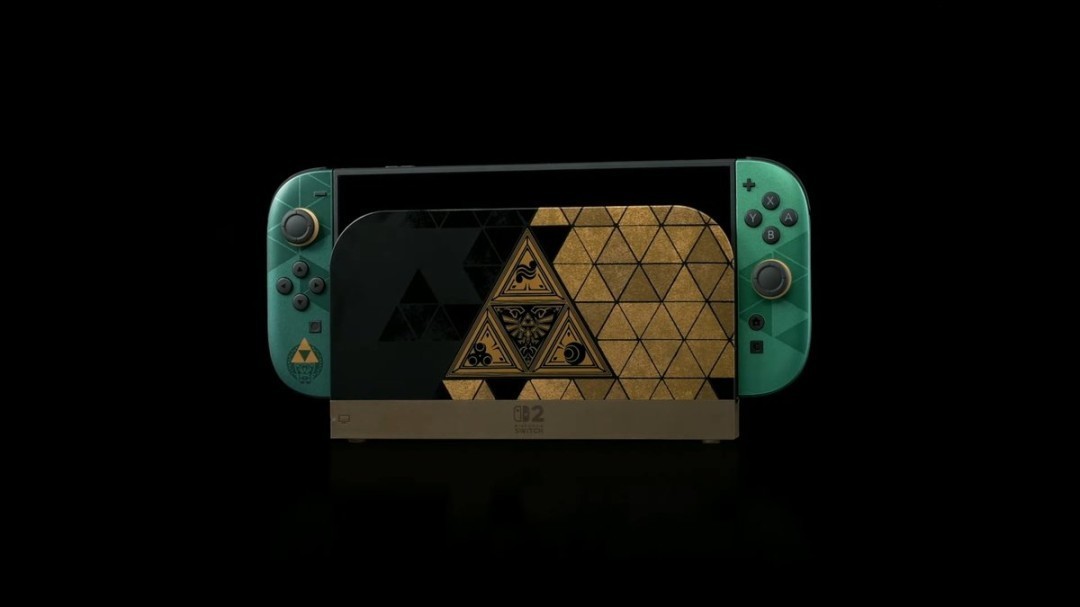 Smyths确认塞尔达40周年Switch主机及Pro手柄采用可更换电池设计