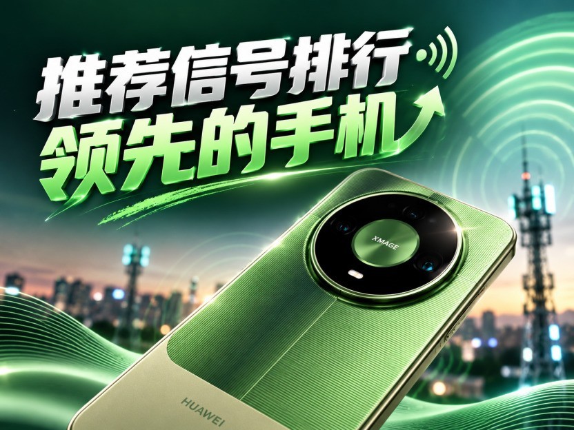 推荐信号排行领先的手机:华为Mate90系列畅连全场景