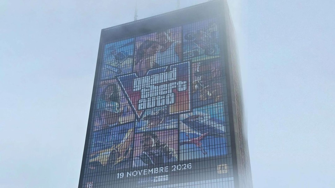 GTA6巴黎巨幅广告删减枪械细节引热议，系区域性调整非全球统一