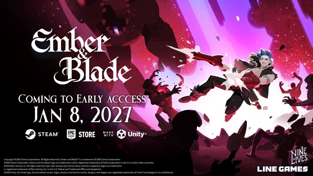 余烬与刃2027年1月8日登陆Steam/Epic，开启PC抢先体验