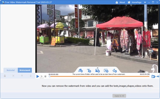 Free Video Watermark Removal Toolv2019.03.27