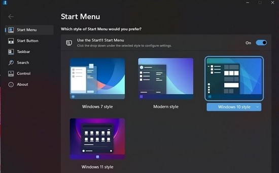 Start Menu 111