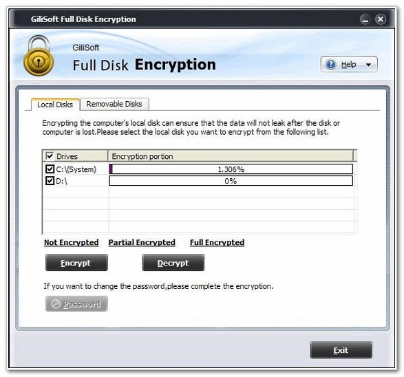Gilisoft Full Disk Encryption48.01
