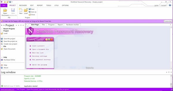 OneNote Password Recovery2.5