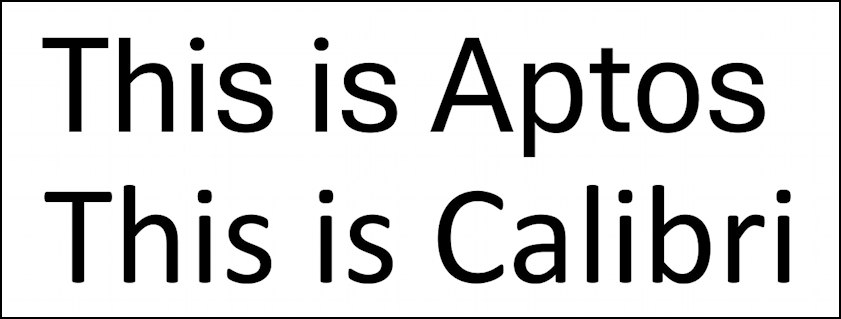 Aptos Font 1.0
