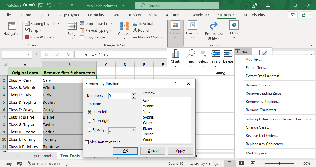 Kutools For Excel
