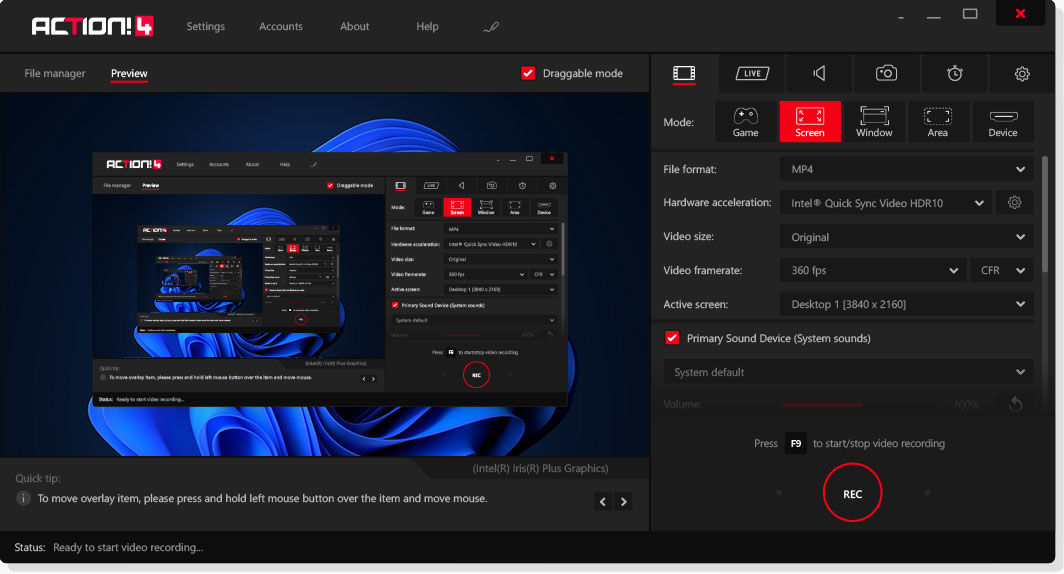 Mirillis Action! 4.38.1-32bit1