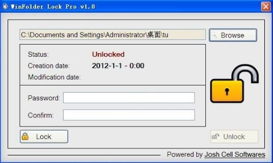 WinFolder Lock Pro1.01
