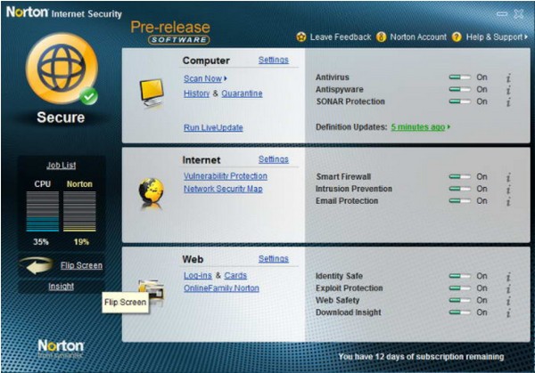 Norton Internet Securityٷ1