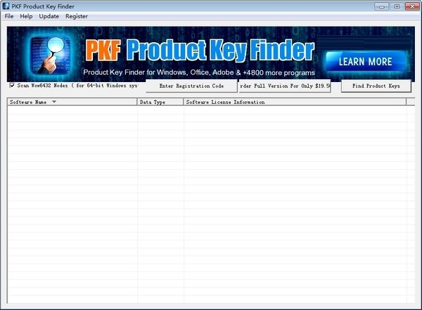 PKF Product Key Finder1.4.01